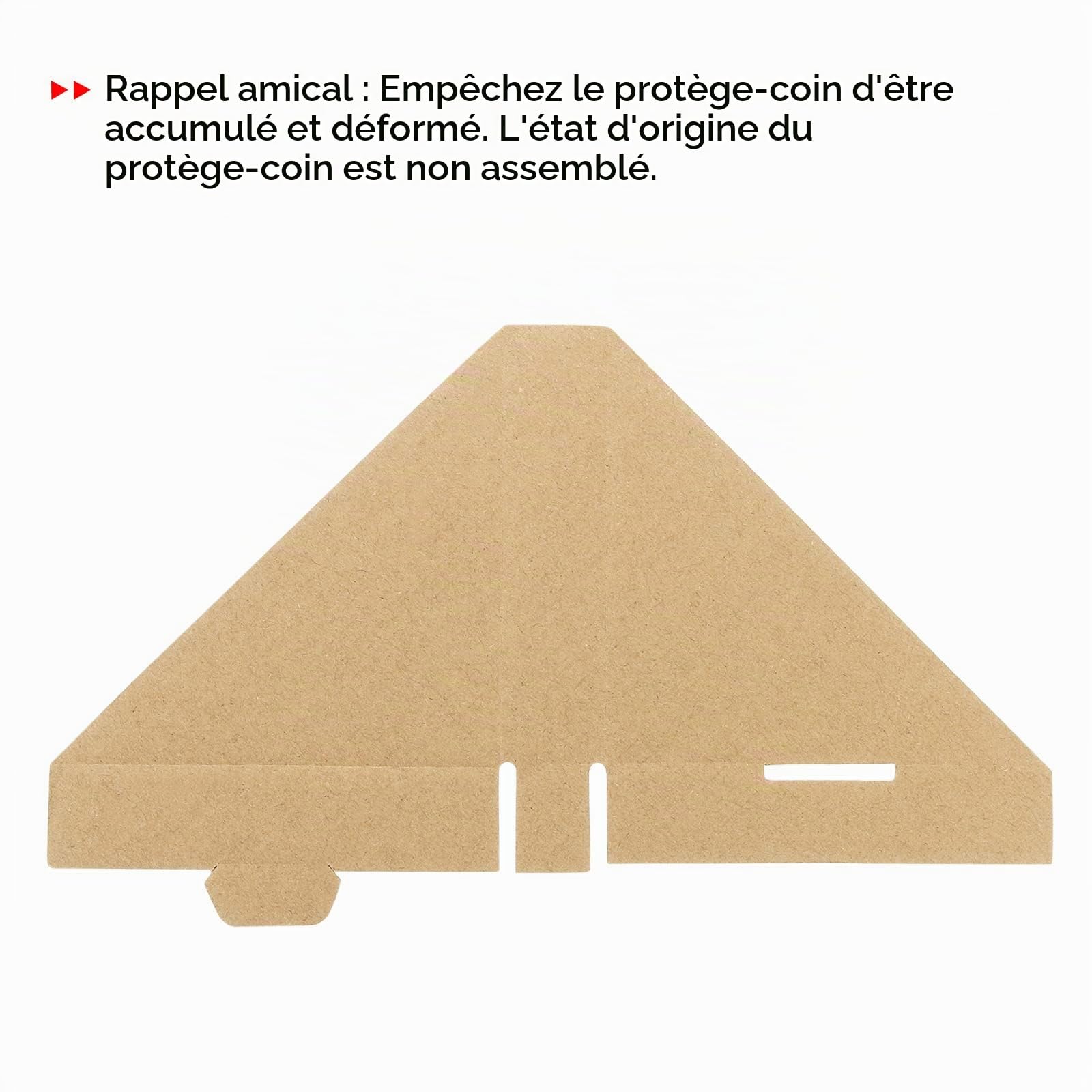 Sourcingmap Protège-coin Carton 9mm Lot 40 Protection Cadre
