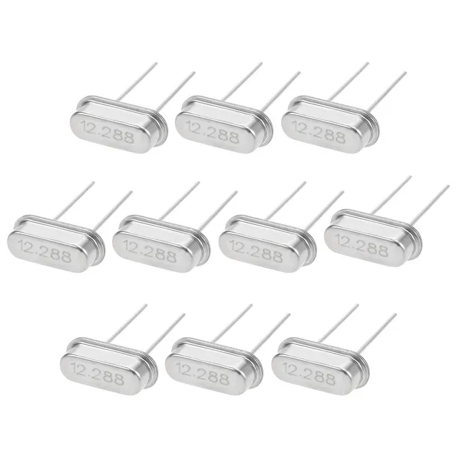 sourcing map HC-49S 12,288 MHz quartz oscillateur DIP 2 broches 20pF