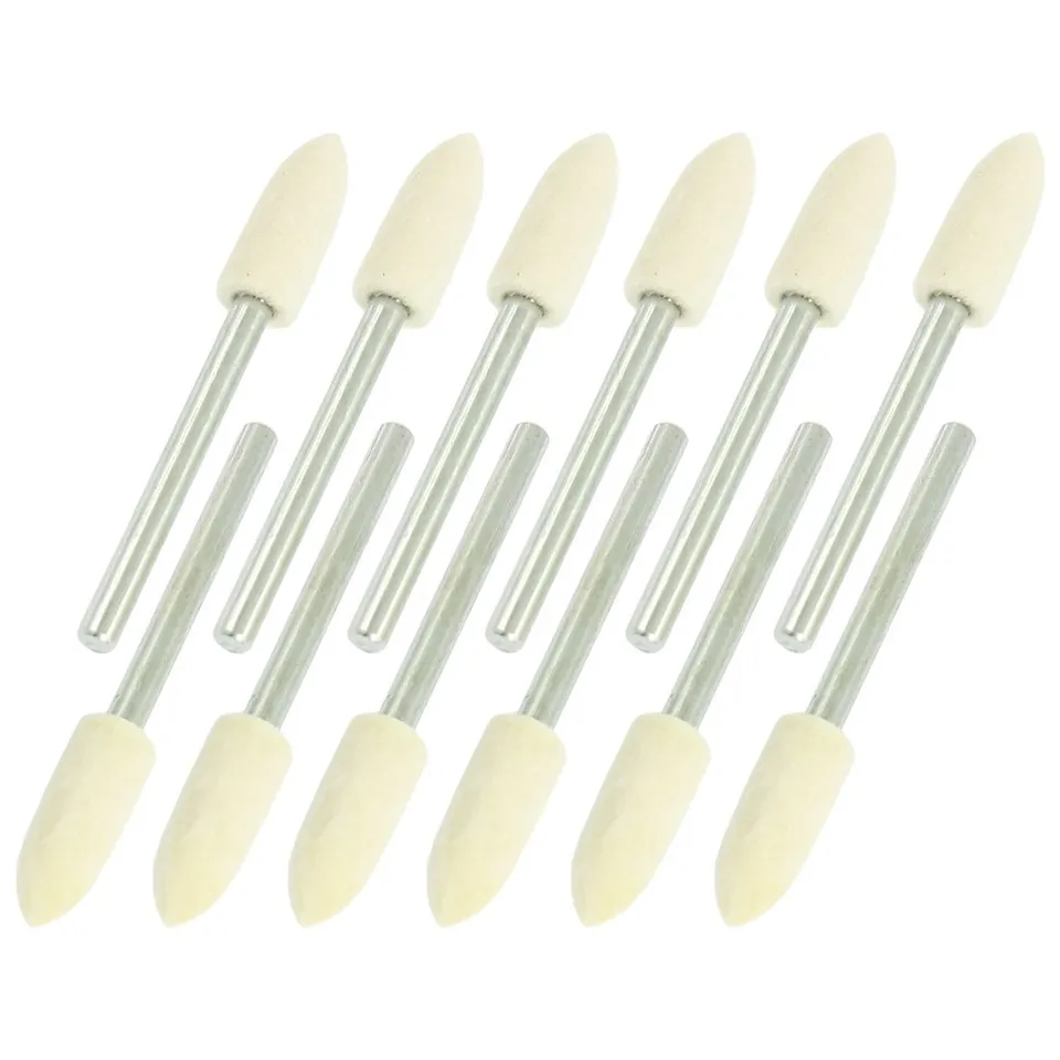 Sourcingmap lot 12 feutres coniques polissage 3 mm