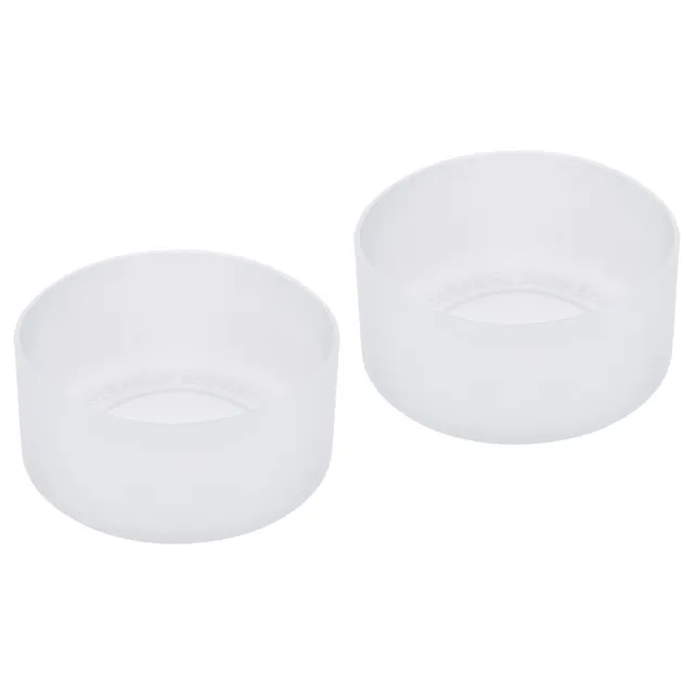 Sourcing Map 2 Protège-bouteille silicone translucide 90mm