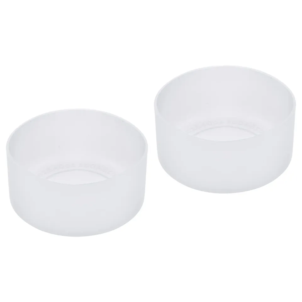 Sourcing Map 2 Protège-bouteille silicone translucide 90mm