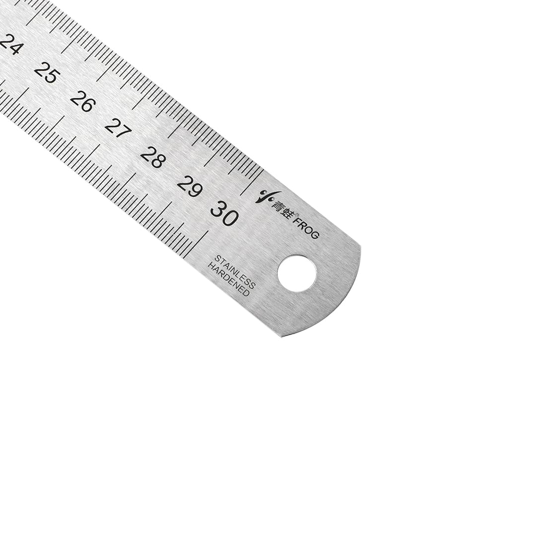 sourcing map règle inox 50 cm outil mesure trou suspension