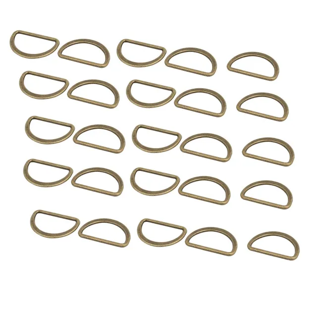 Sourcingmap Home Anneau Soudé Bronze Zinc 30mm Lot 25
