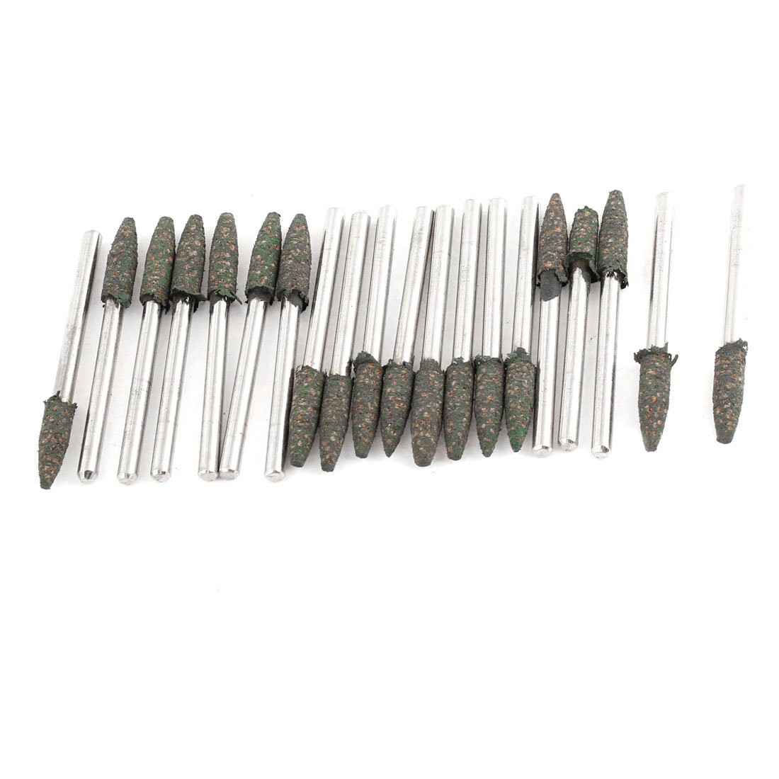 Sourcingmap Tête de meulage conique 4x15mm lot 20 abrasif métal