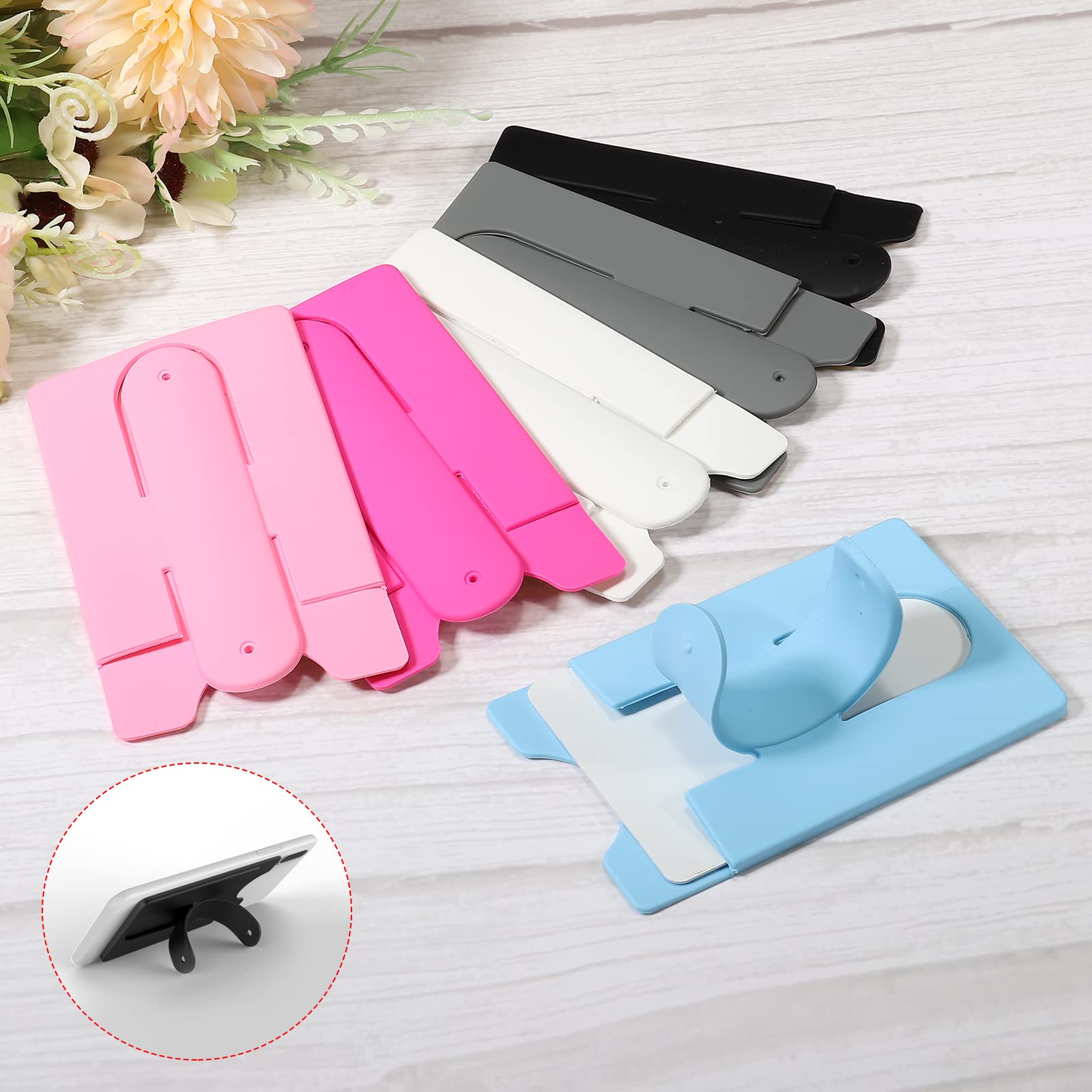 Sourcing Map Electronics porte-carte silicone adhésif x6