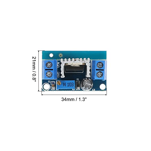 sourcing map LM317 convertisseur buck 2,2A bleu lot 10
