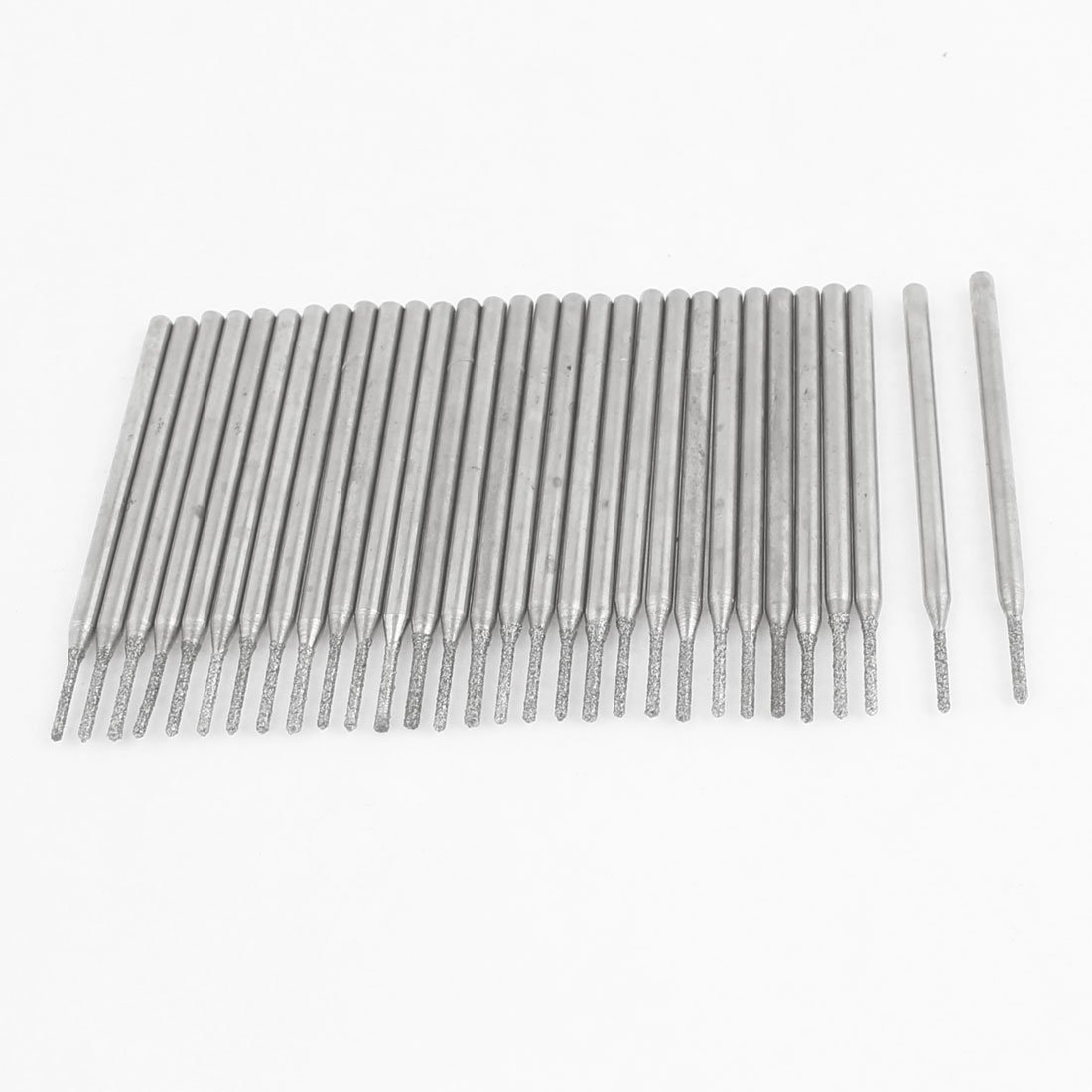 Sourcingmap Pointes diamant cylindriques 1 mm lot 30 tige 2,3 mm