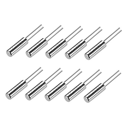 sourcing map quartz oscillateur 12MHz 2x6mm cylindrique 10 pcs