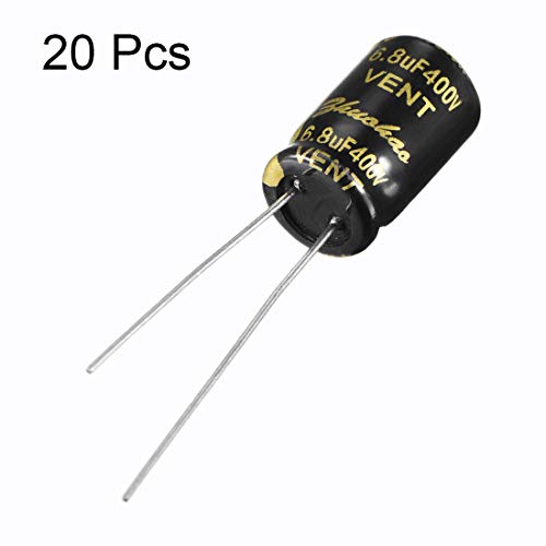 Sourcing Map Condensateur 6,8uF 400V 8x12mm x20 radial