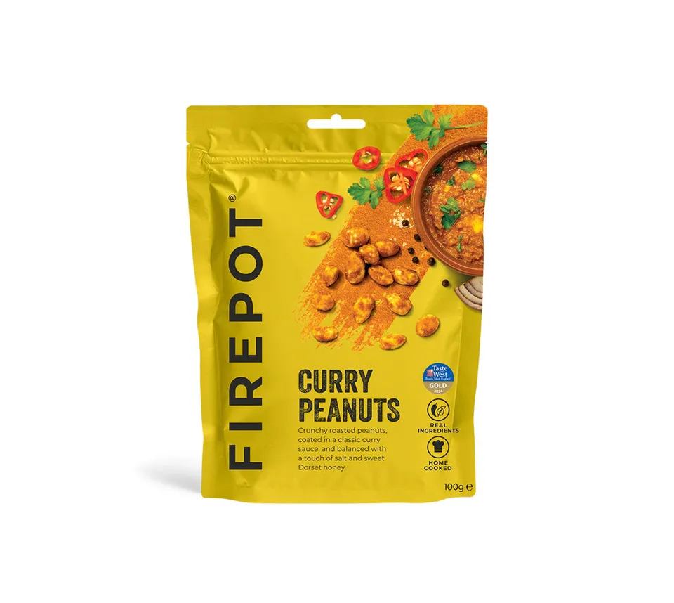 Firepot Snacks Curry Peanuts cacahuètes curry
