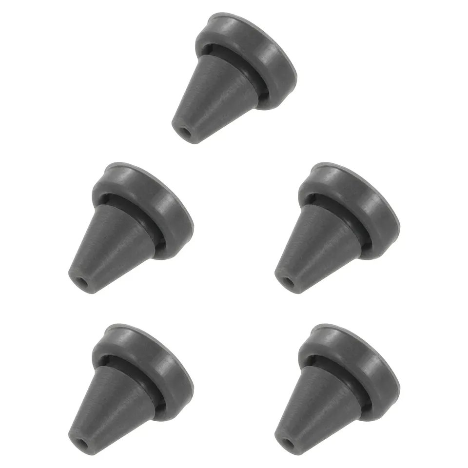 SOURCINGMAP Embouts Silicone Pommeau Douche Gris Foncé x5 12mm