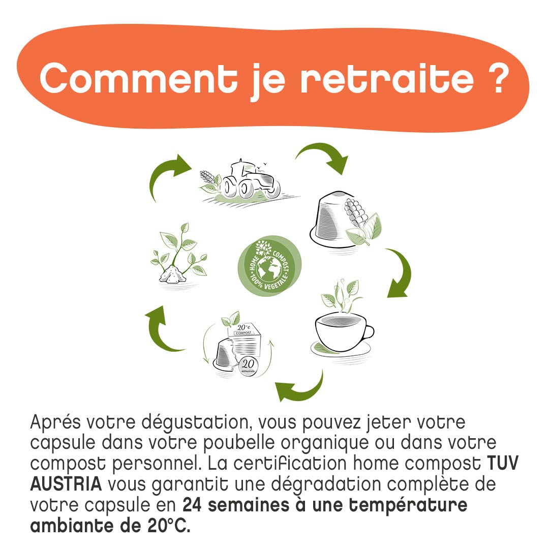 Terramoka Mademoiselle Adèle capsule café bio x60 arabica