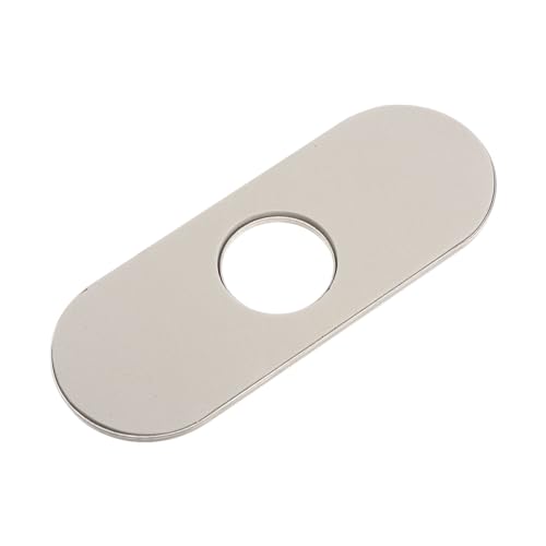 Sourcing Map Plaque Trou Évier Inox Argent 16cm