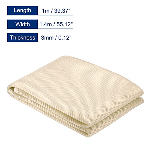 sourcing map tissu haut-parleur beige 1 x 1,4 m acoustique