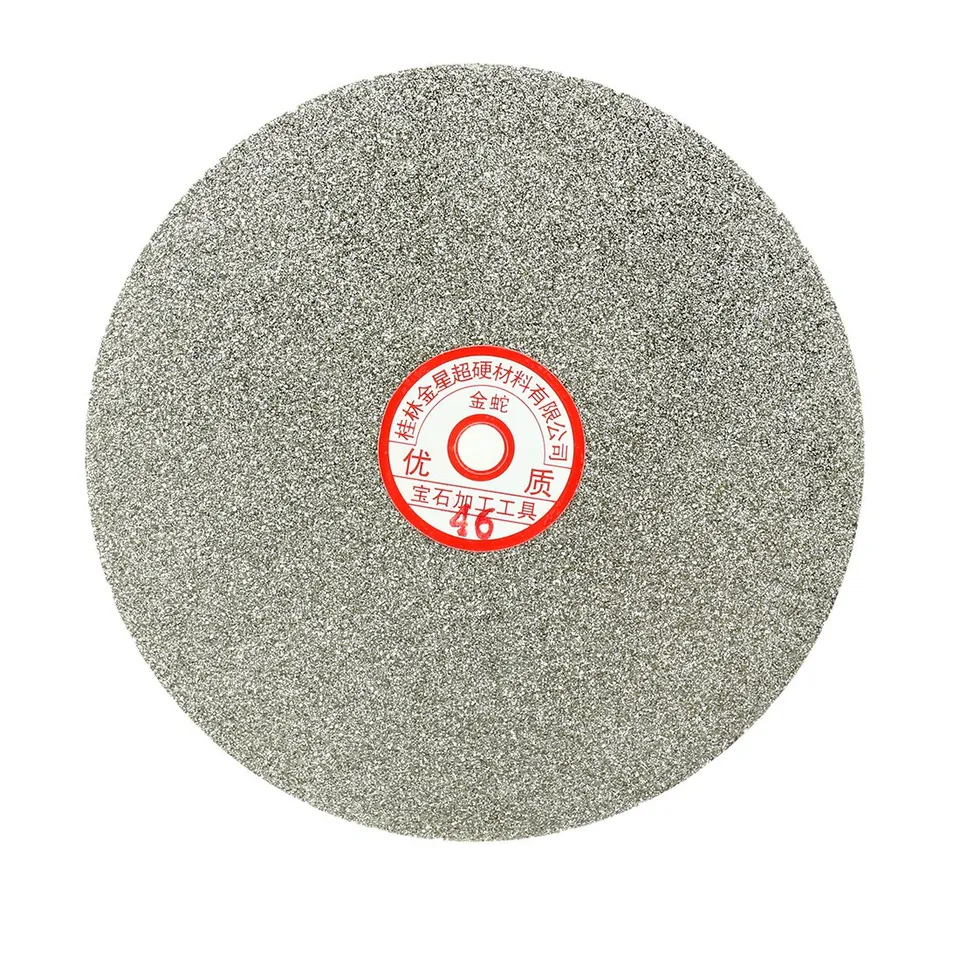 Sourcing Map Industrial disque diamant plat 200 mm grain 46