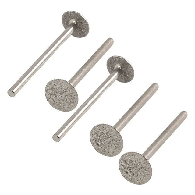 sourcingmap meule diamantée plate 12 mm tige 3 mm lot 5