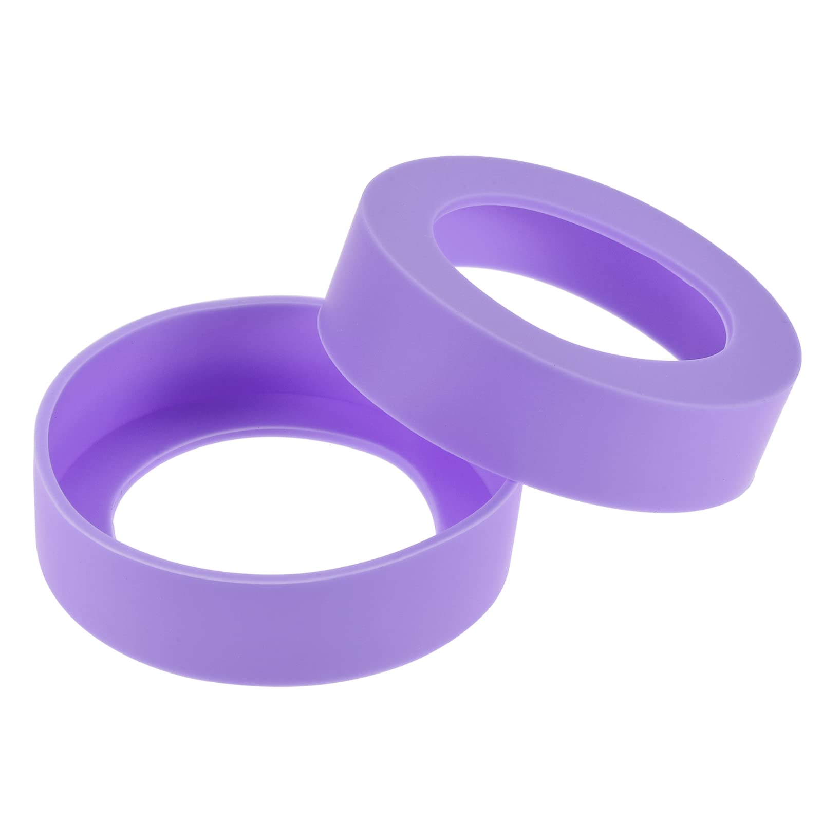 Sourcingmap protège-bouteille silicone violet 62 mm lot de 2