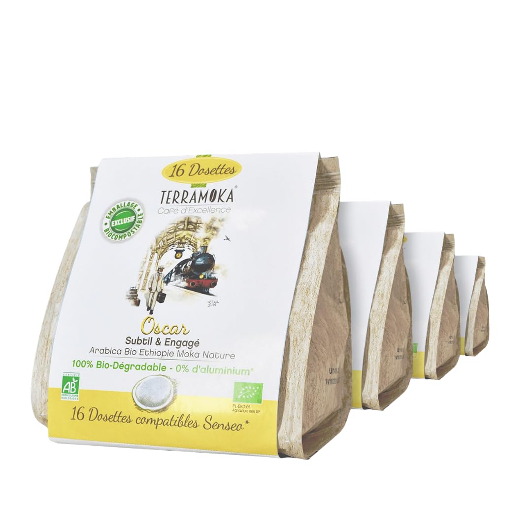 Terramoka Sir Oscar dosettes Senseo 80 bio fruité