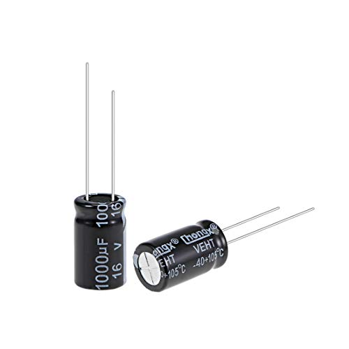 Sourcingmap 1000uF 16V condensateur électrolytique 50 pcs 105°C