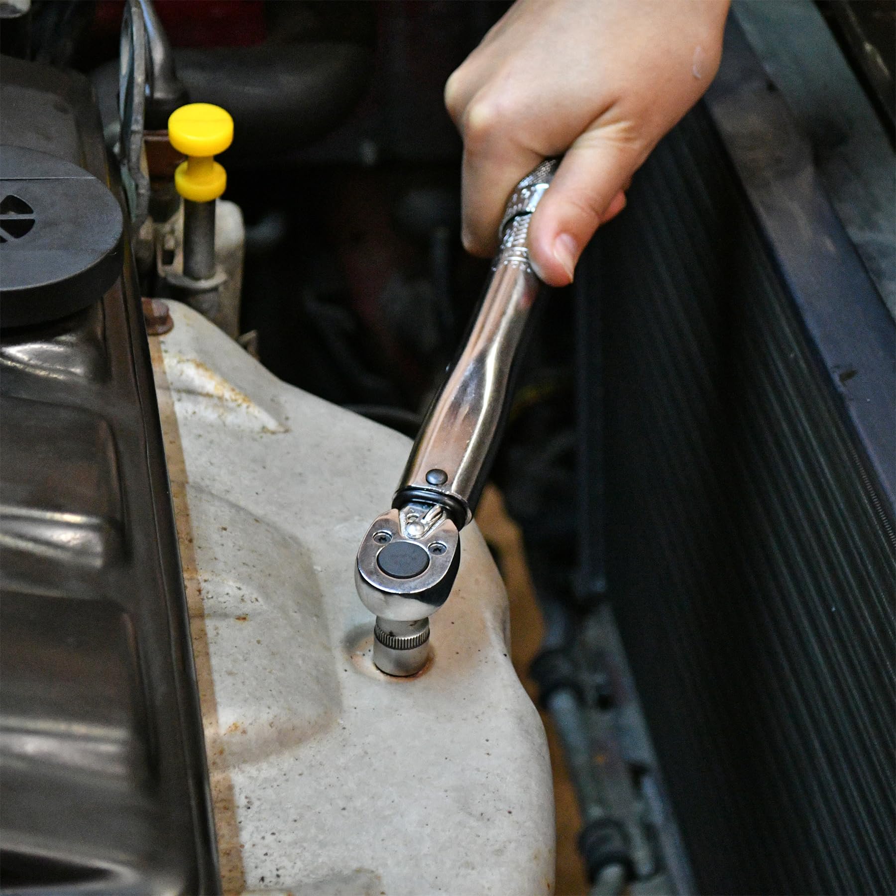 Precision Steel clé dynamométrique 1/4" 5-25 Nm TUV