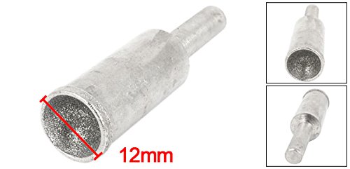 sourcingmap Fraise diamant sphérique 12 mm tige 6 mm