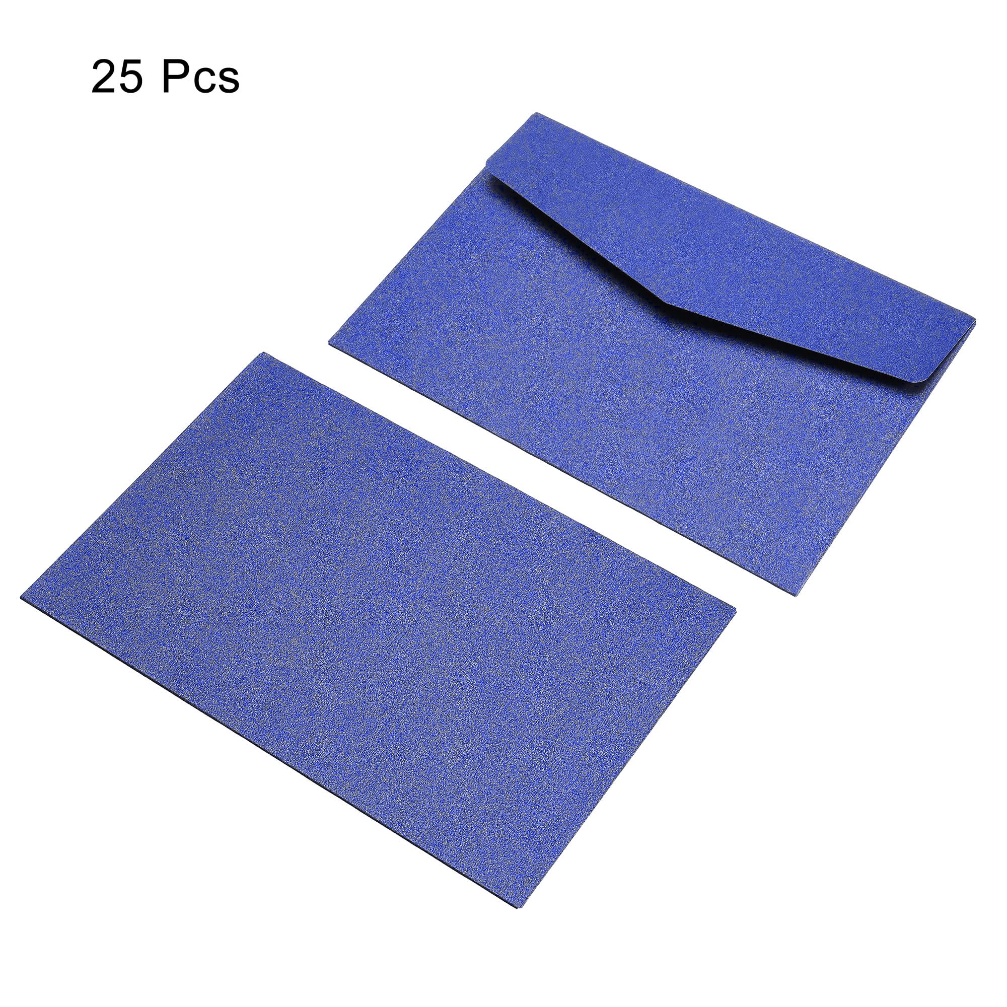 sourcing map enveloppe 11x16cm lot 25 bleue carte invitation