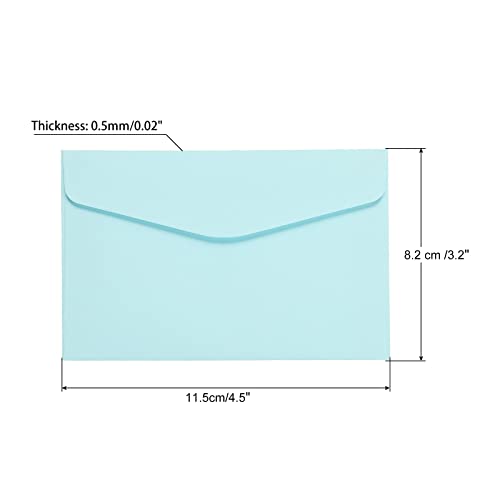 Sourcingmap mini enveloppe papier bleu clair 8,2x11,5 cm lot 100