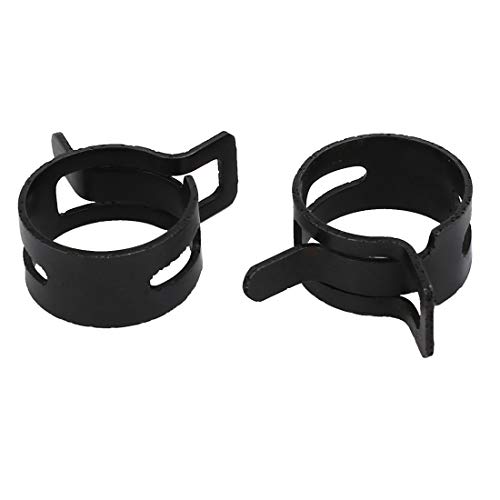 Sourcing Map Collier de serrage ressort 14 mm x10 noir