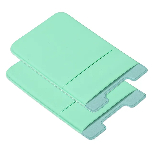 Sourcing Map Porte-Carte Téléphone Spandex 2 Pièces Vert