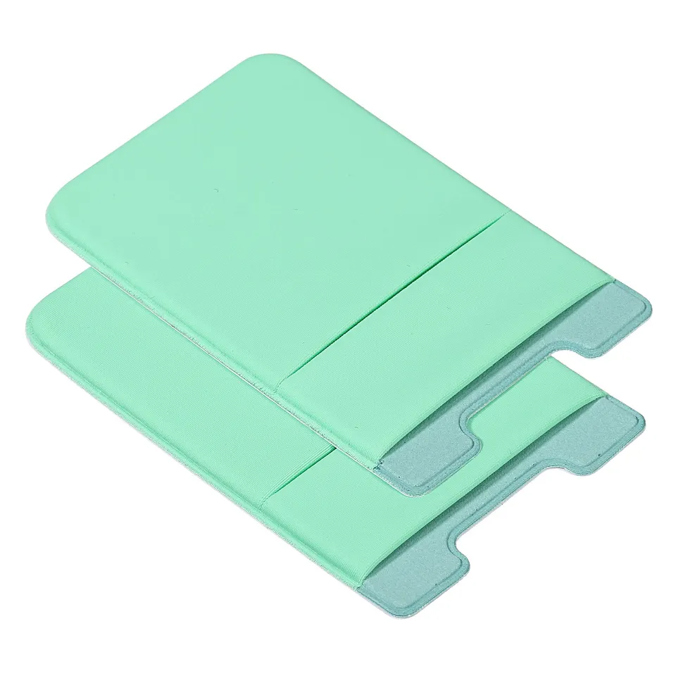 Sourcing Map Porte-Carte Téléphone Spandex 2 Pièces Vert