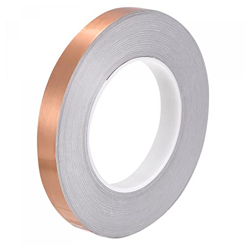 sourcing map Ruban Adhésif Carrelage Or Rose 15mm x 50m