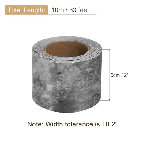 Sourcing Map ruban adhésif réparation bois gris 5 cm x 10 m