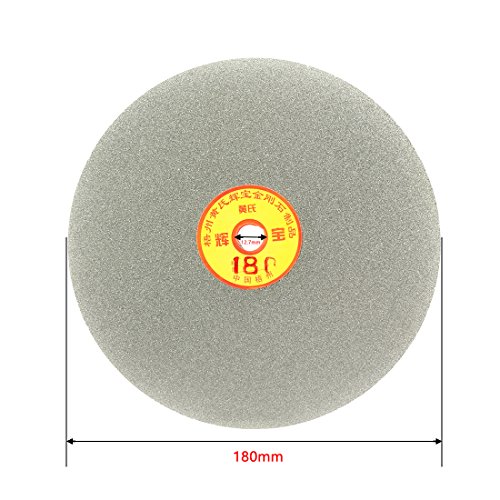 Sourcing Map Disque Diamant Plat 180mm Grain 180