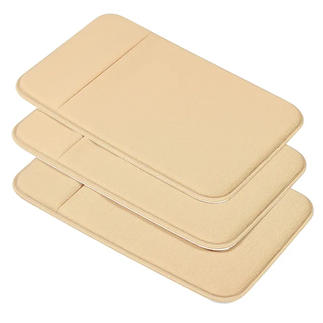 sourcing map porte-carte adhésif téléphone jaune lot 3 extensible