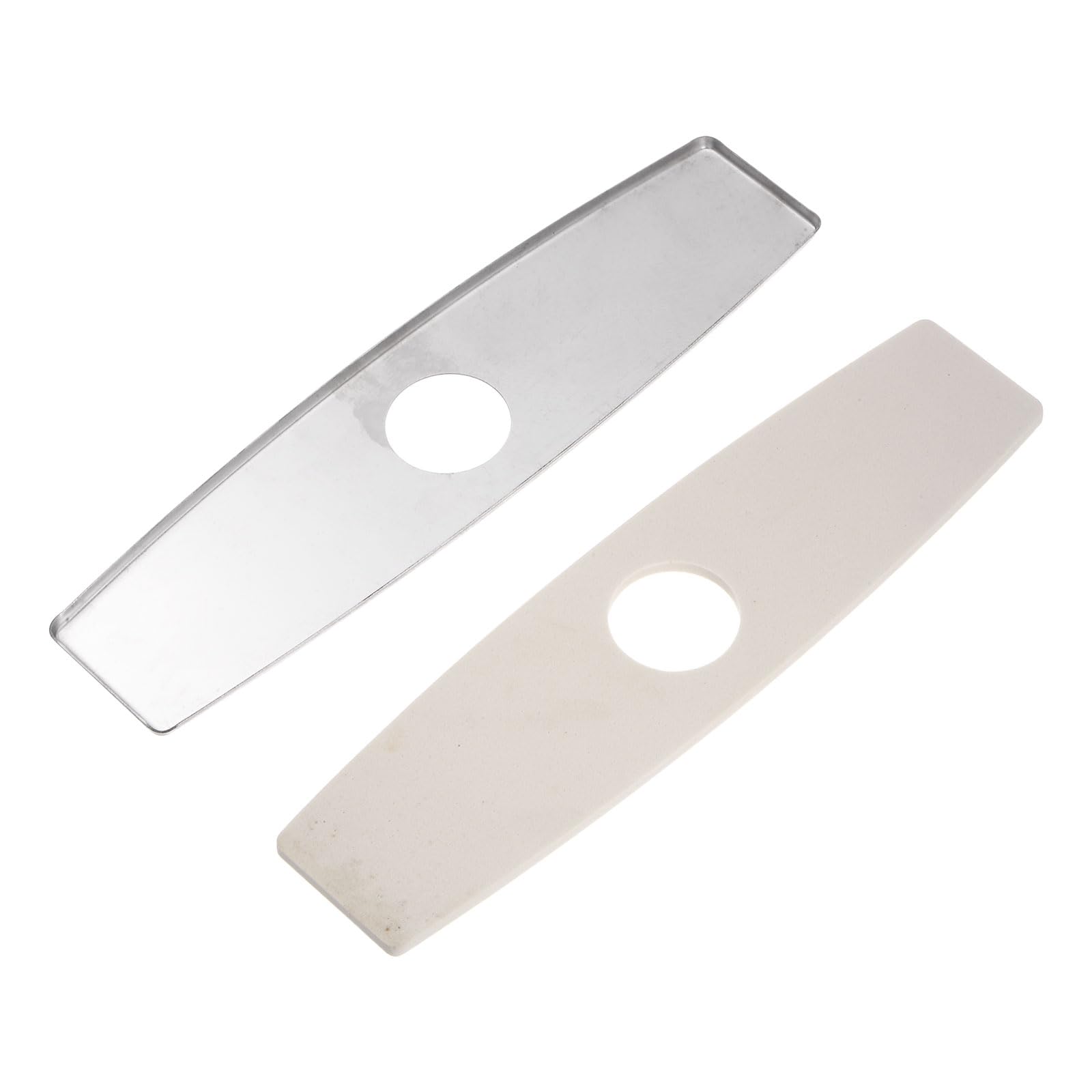 Sourcingmap plaque cache-trou robinet 10" inox argent