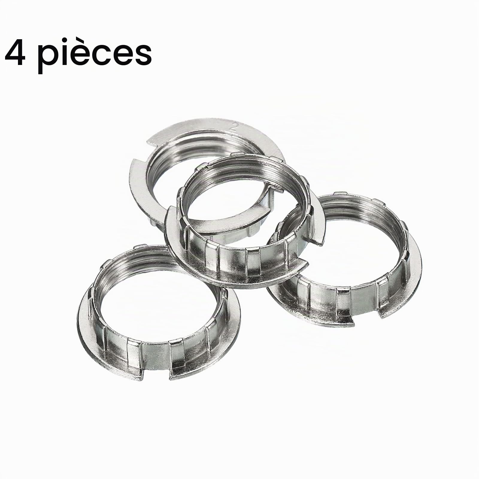 Sourcingmap Industrial anneau douille G9 M20 abat-jour 4pcs blanc