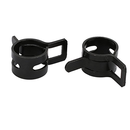 Sourcing Map Industrial collier ressort 10 mm acier lot 20