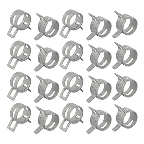 Sourcingmap Collier Serrage Ressort 12mm Lot 20pcs Acier