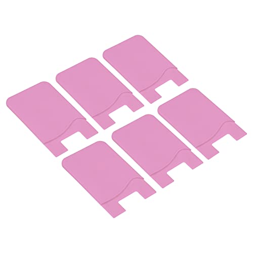 Sourcingmap Electronics porte-carte silicone rose x6