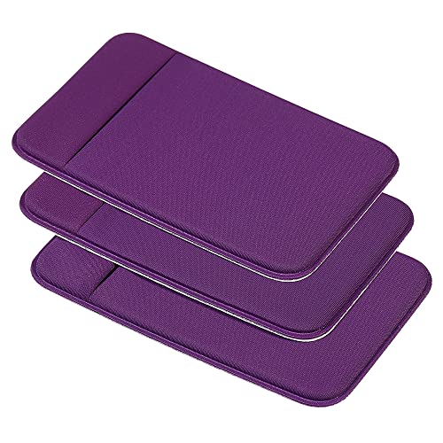sourcing map porte-carte téléphone spandex violet lot de 3