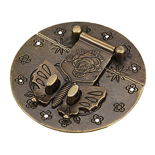 Sourcingmap Home & Garden Loquet Bronze 98mm Fermoir Coffre