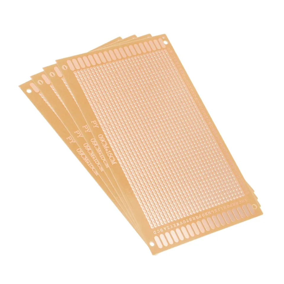 Sourcing Map Industrial Circuit Imprimé Bakélite 9x15cm 1,2mm 4 pcs