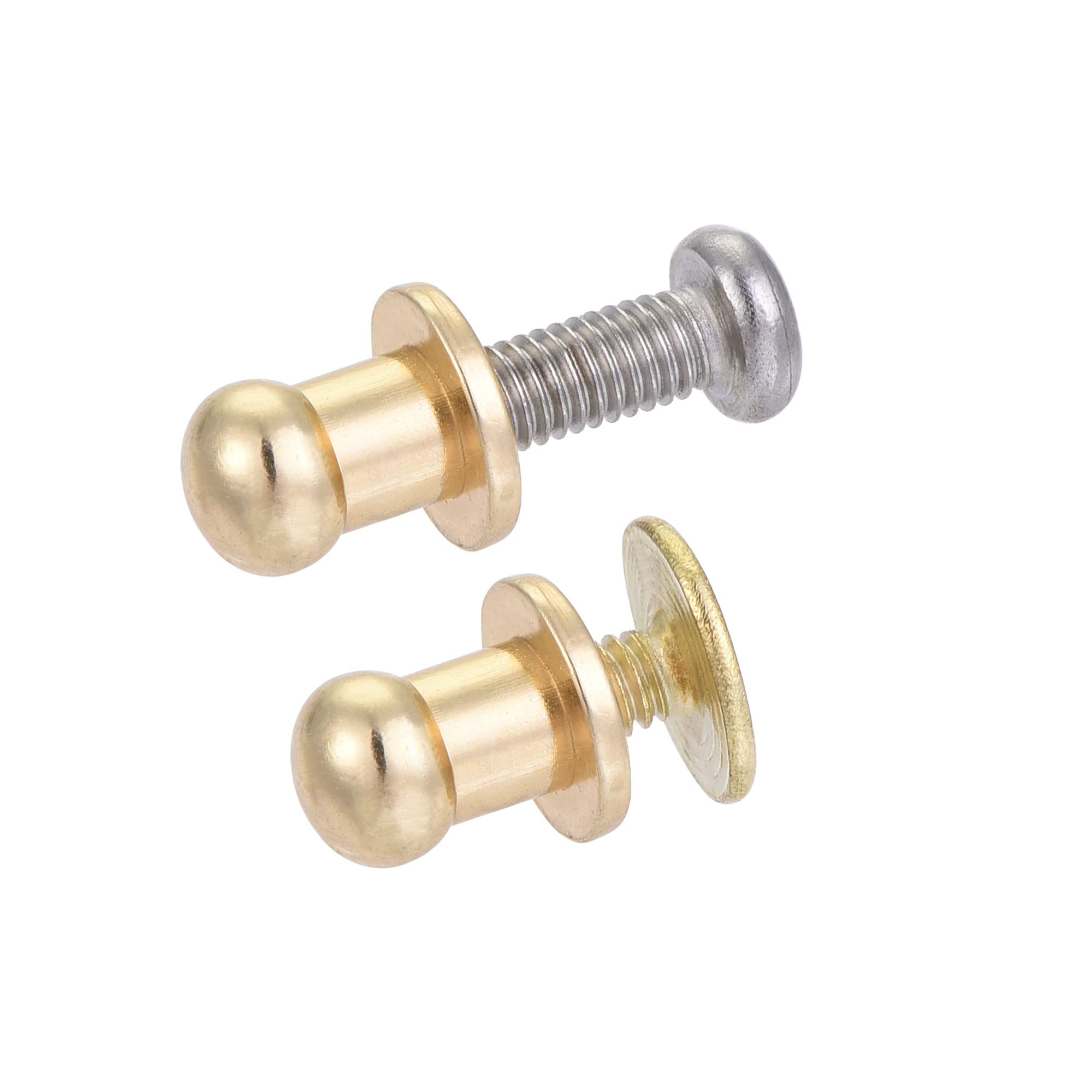 Sourcing Map Home & Garden bouton meuble or clair 24 pièces