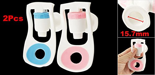 sourcingmap Robinet Distributeur Eau Blanc 2pcs Poussoir