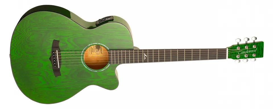 Tanglewood Azure TA4CEGR guitare électro verte