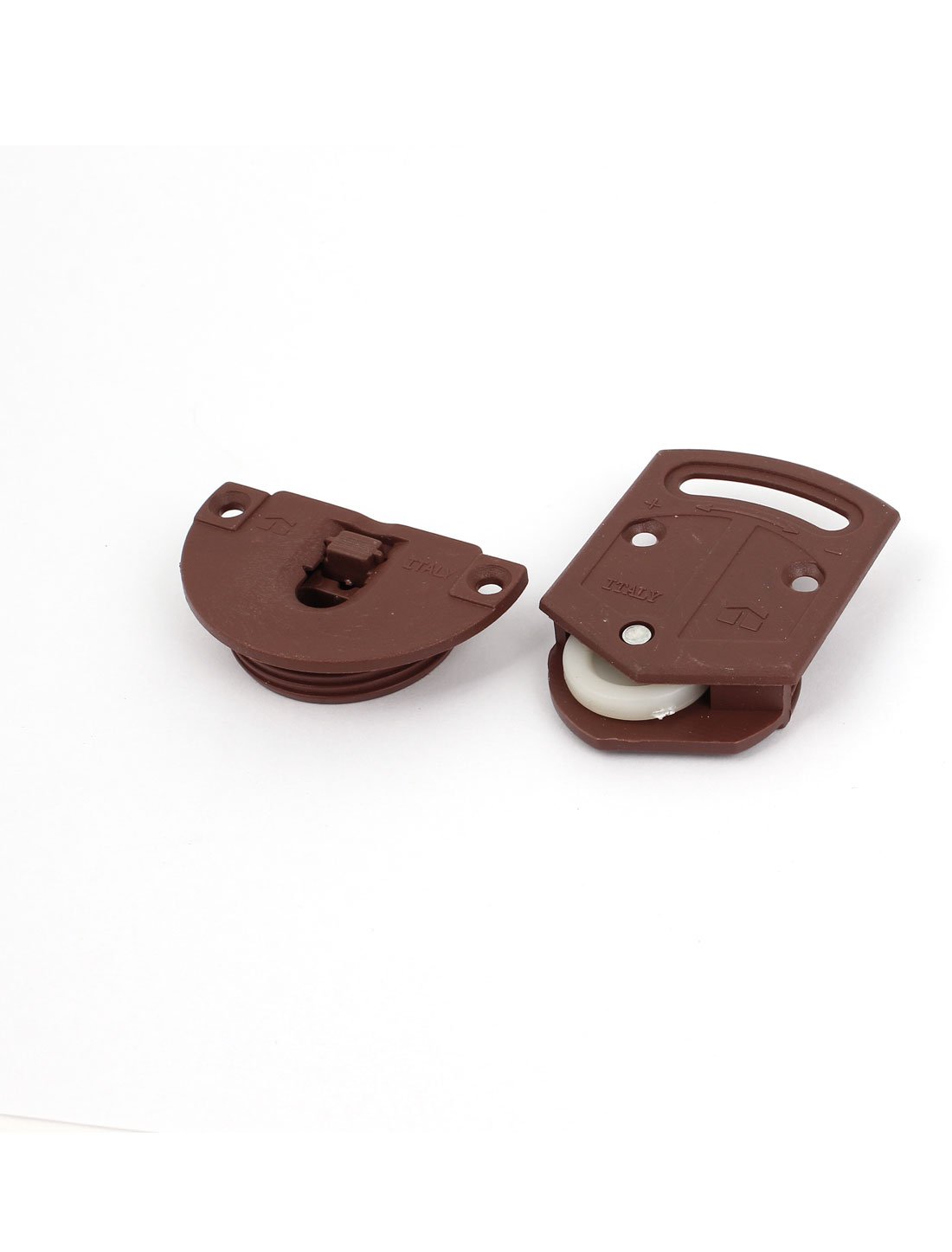 Sourcing Map Home & Garden roulette porte coulissante marron 1pc