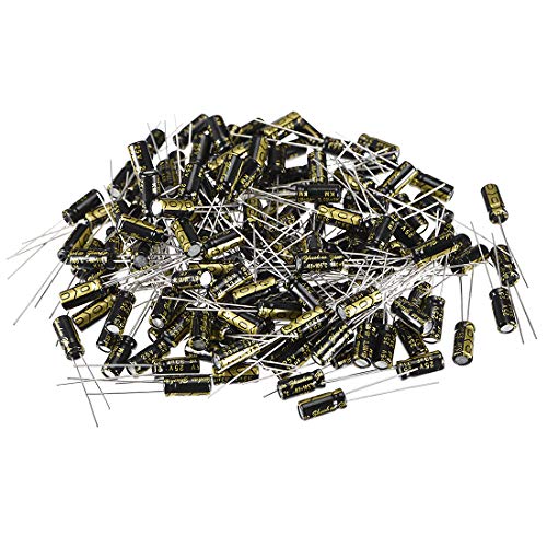 Sourcingmap 33uF 25V condensateur électrolytique 150 pcs 5x11mm