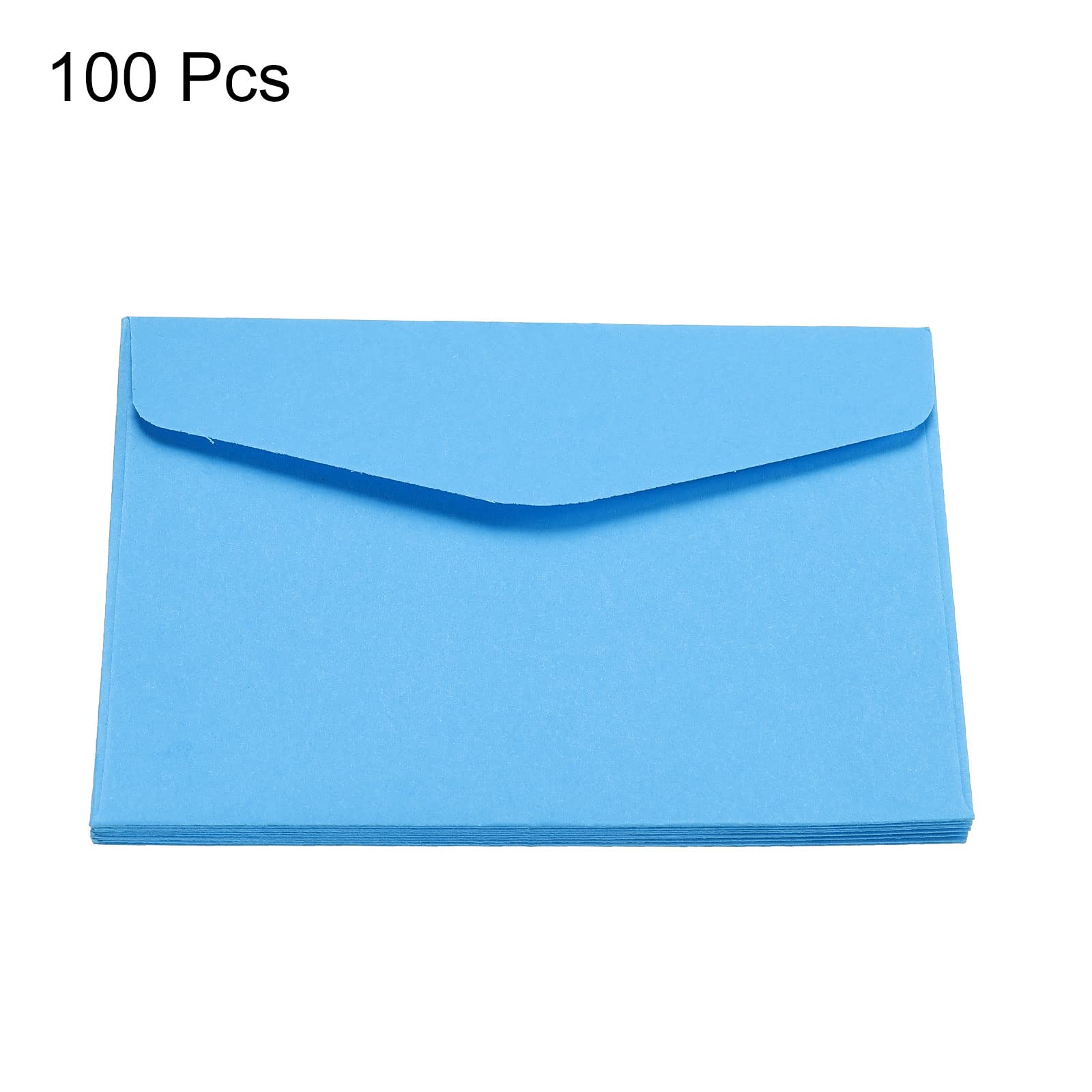 Sourcingmap mini enveloppe papier bleu 8,2x11,5 cm lot 100