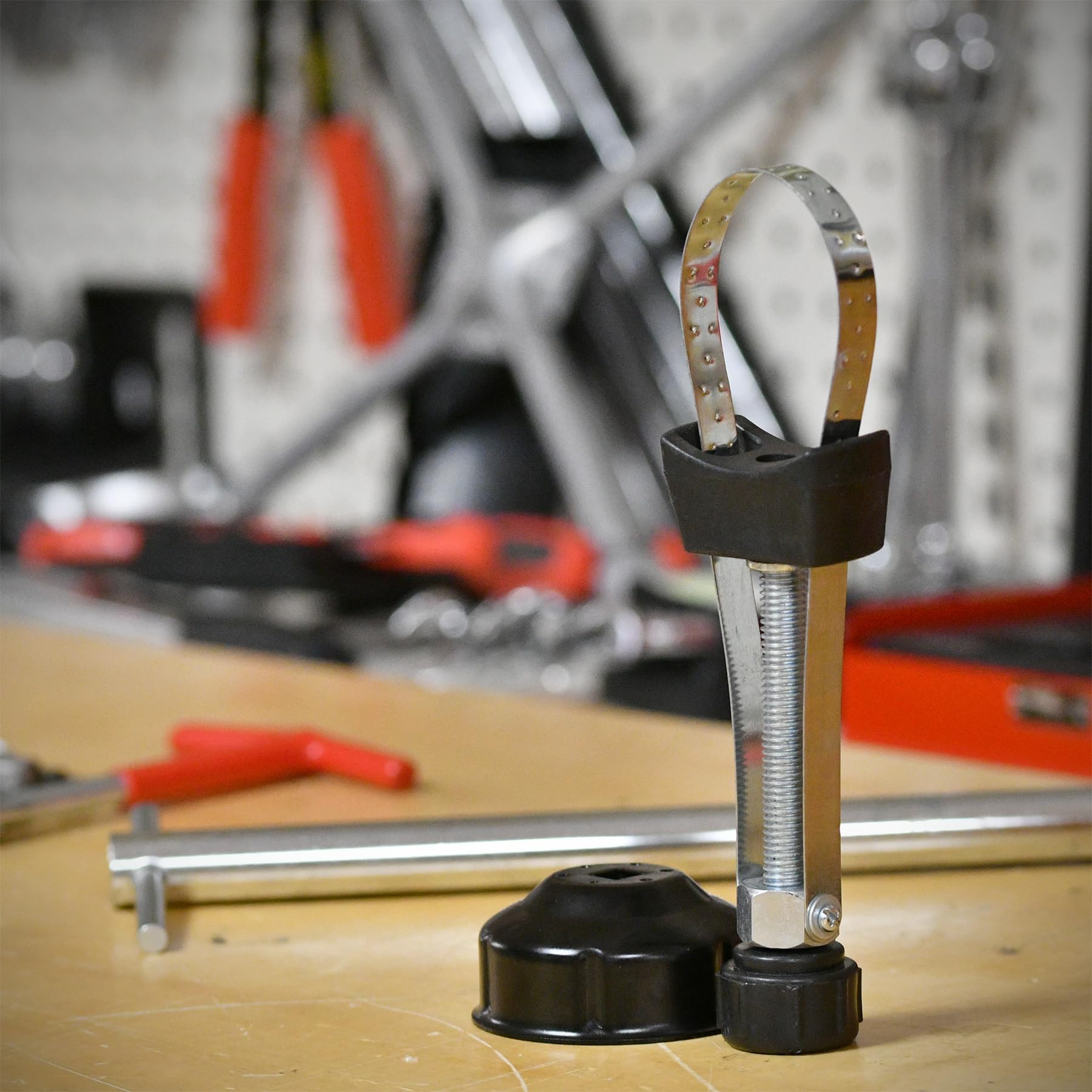 PRECISION STEEL Outils de vidange clé à ruban filtre à huile ajustable