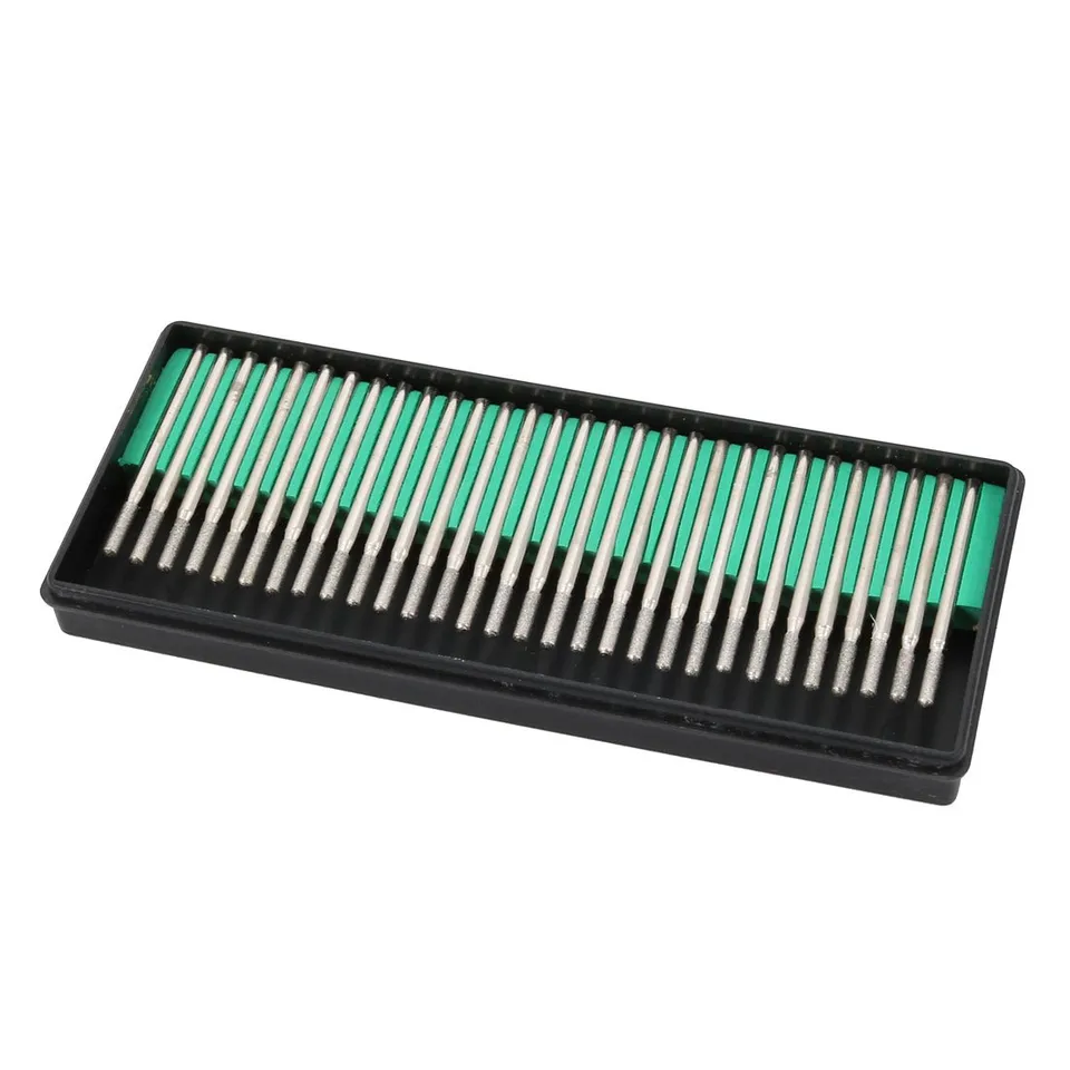 Sourcing Map Fraise Diamantée 3mm Coffret 30 Pièces Verre Pierre